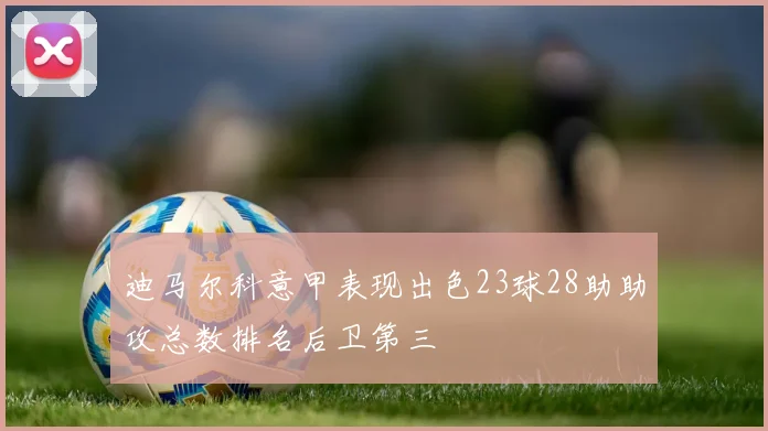 迪马尔科意甲表现出色23球28助助攻总数排名后卫第三