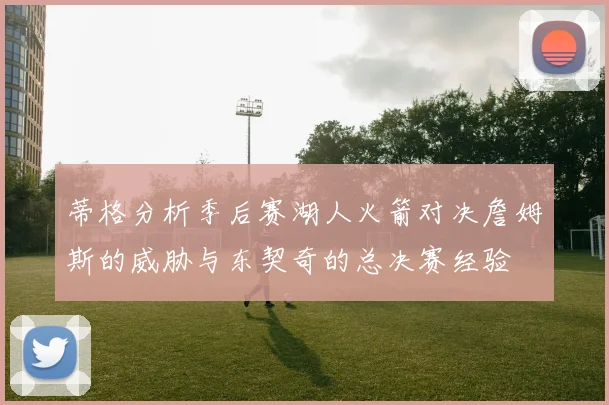 蒂格分析季后赛湖人火箭对决詹姆斯的威胁与东契奇的总决赛经验