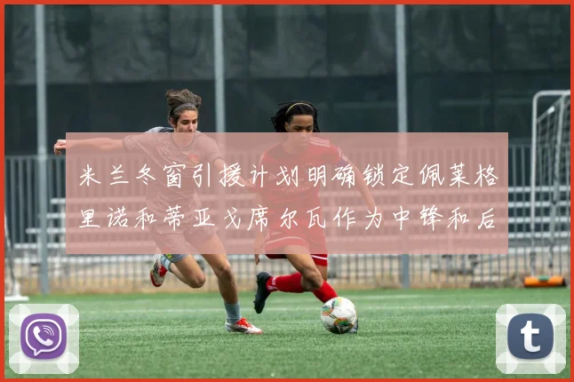 米兰冬窗引援计划明确锁定佩莱格里诺和蒂亚戈席尔瓦作为中锋和后卫目标